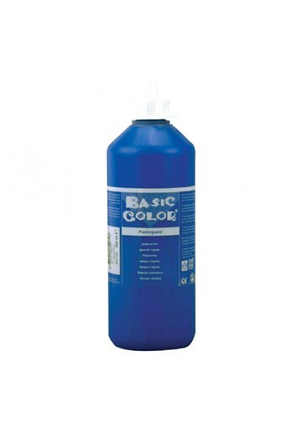 Plakkaatverf Blauw 500 ml