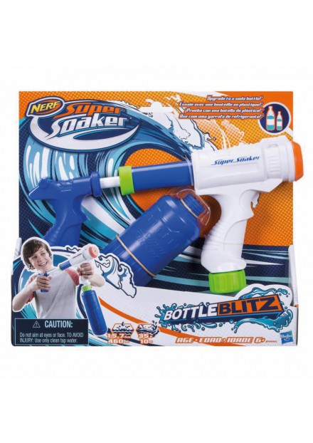 WATERPISTOOL NERF SUPER SOAKER BOTTLE BLITZ NEW