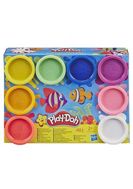 PLAY-DOH 8 STUKS VISSEN