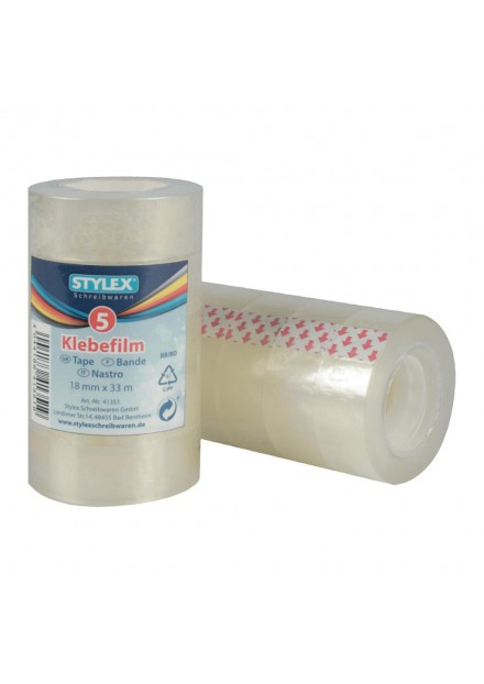 PLAKBAND 18MMX3M 5 STUKS