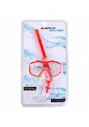 SPLASH SNORKELSET MAAT M 6- 12 JAAR ROOD