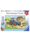PUZZEL BOUWPLAATS BOERDERIJ 2X12 STUKS