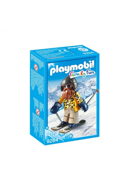 PLAYMOBIL 9284 SKIER OP SNOWBLADES