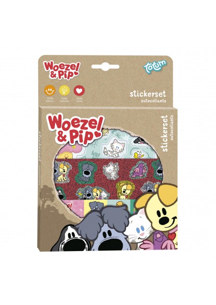 STICKERSET TOTUM WOEZEL EN PIP