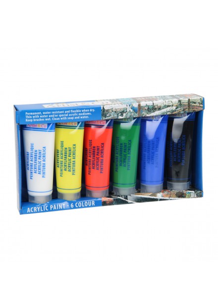 Acrylverf set 6x75ml