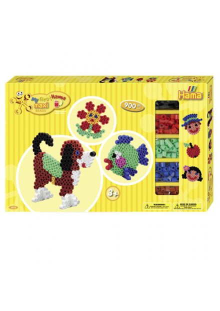Hama Maxi Strijkkralen Complete Set 900 Stuks