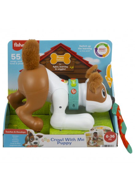 FISHER PRICE 123 CRAWL WITH ME PUPPY