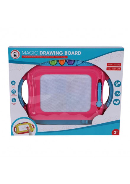TEKENBORD MAGNETISCH GROOT ROOD TEKENBORD MAGNETISCH GROOT ROOD
