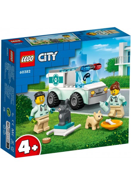 LEGO 60382 CITY DIERENARTS REDDINGSWAGEN