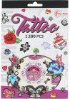tattoo stickers boekje 280 stuks bloem