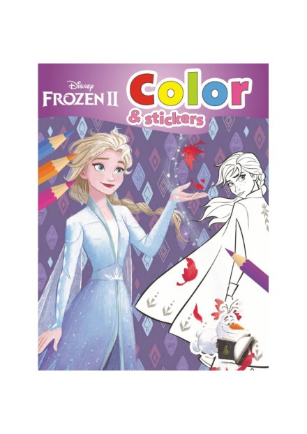 Disney Frozen 2 Color kleur en Stickersboek