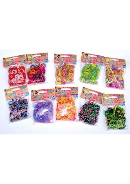 Loom Bands  300 mix  kleuren assorti