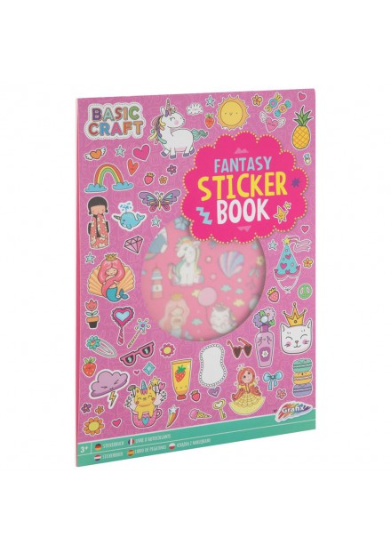 A4 STICKERBOEK 8 VELLEN  FANTASIE