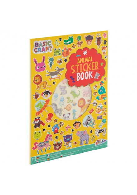 A4 STICKERBOEK 8 VELLEN  DIEREN