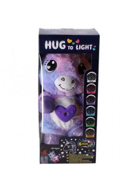 KNUFFEL PLUCHE DIER MET PROJECTOR UNICORN PAARS