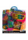 Scratch art met kleuren 7 delig Mandala