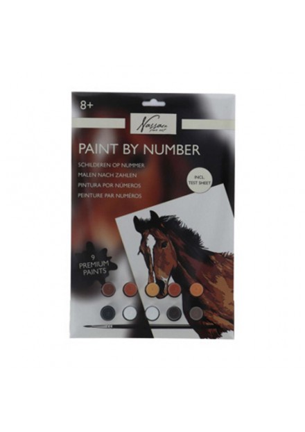SCHILDEREN OP NUMMER PAARDEN