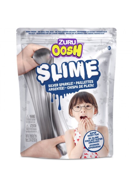 Zuru Oosh Smart Slime Medium Bag (500 G) zilver