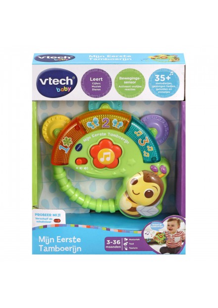Vtech Baby Mijn Eerste Tamboerijn Vtech Baby Mijn Eerste Tamboerijn