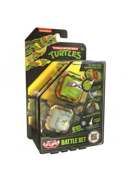 Battle Cubes Turtles 2-Pack DONATELLO VS ROCKSTEADY