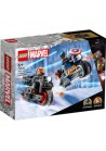 LEGO 76260 Super Hero Captain America en Black Widow Motoren