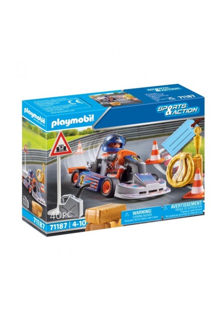Playmobil Giftset Sports & Action 71187 Racekart
