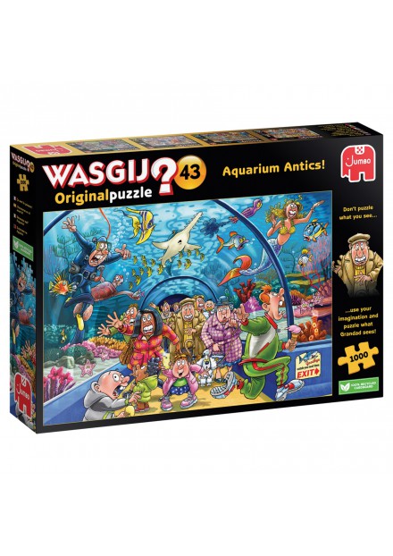 WASGIJ ORIGINAL PUZZEL 43  AQUARIUM ANTICS  1000 STUKJES