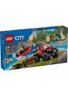 LEGO 60412 City 4x4 Brandweerauto Met Reddingsboot