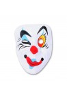 wandDecoratie masker Pierrot knipoog plastic