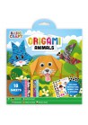 Origami set dieren18st+stickers