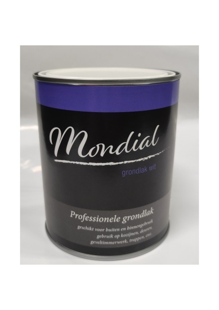 MONDIAL Grondverf synthetisch wit 250ML