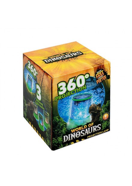 WORLD OF DINOSAURS Projectielamp -Dino-