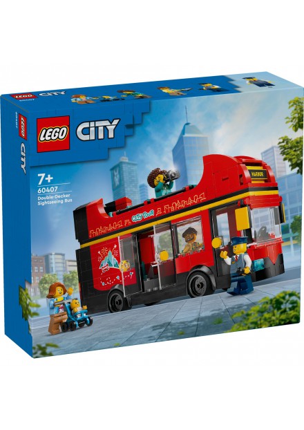 LEGO 60407 City Great Vehicles Toeristische Rode Dubbeldekker LEGO 60407 City Great Vehicles Toeristische Rode Dubbeldekker