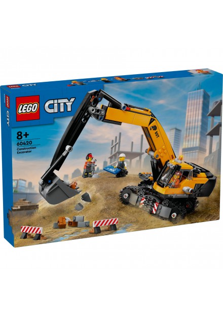 LEGO 60420 City Big Vehicles Gele Graafmachine LEGO 60420 City Big Vehicles Gele Graafmachine
