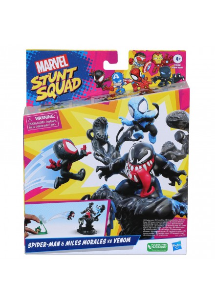 Marvel Stunt Squad Speelset Venom VS Miles Morales