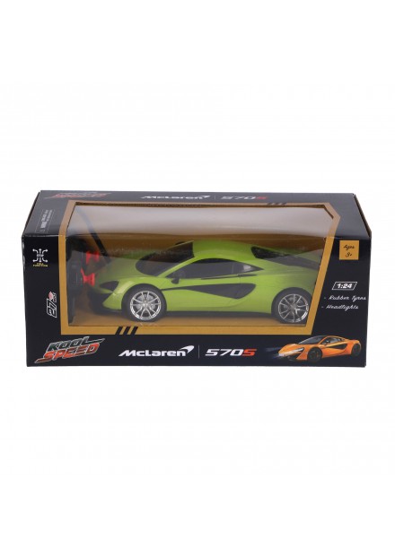 Radiografisch bestuurbare auto Mclaren 1:24 570s neon groen