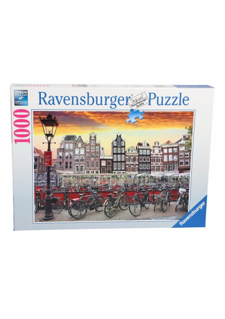 Ravensburger puzzel Amsterdam fietsenstalling 1000 stukjes