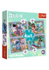 Trefl Puzzel Stitch 4 in 1