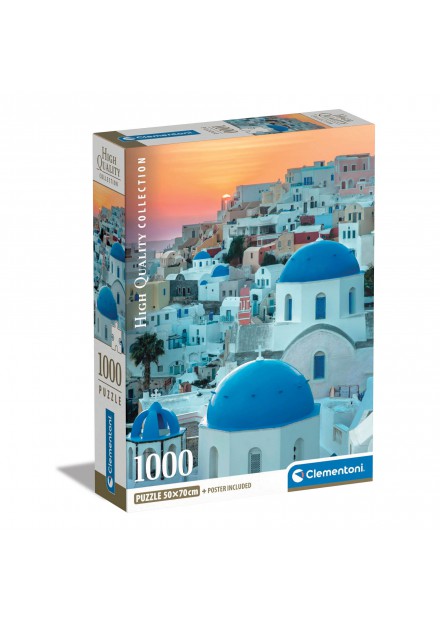 Clementoni puzzel Santorini 1000 stukjes