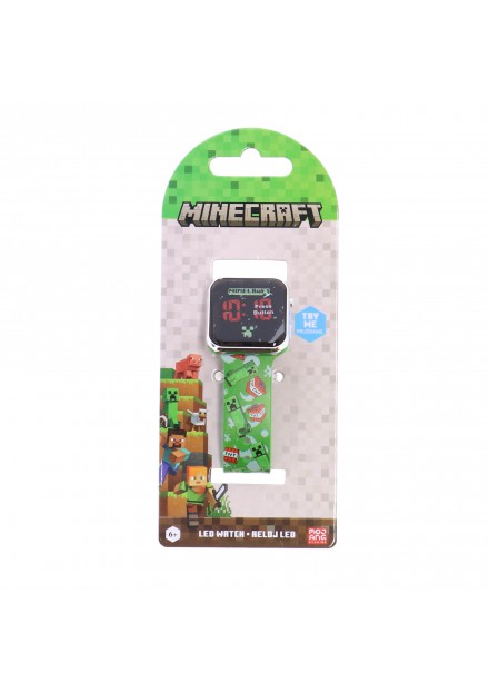 Horloge Minecraft Led