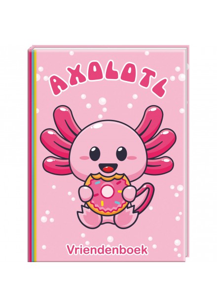 Boek Vriendenboek  Axolotl