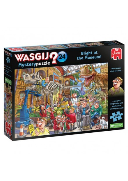 Wasgij Mystery Puzzel 24 Paniek In Het Museum! 1000 Stukjes