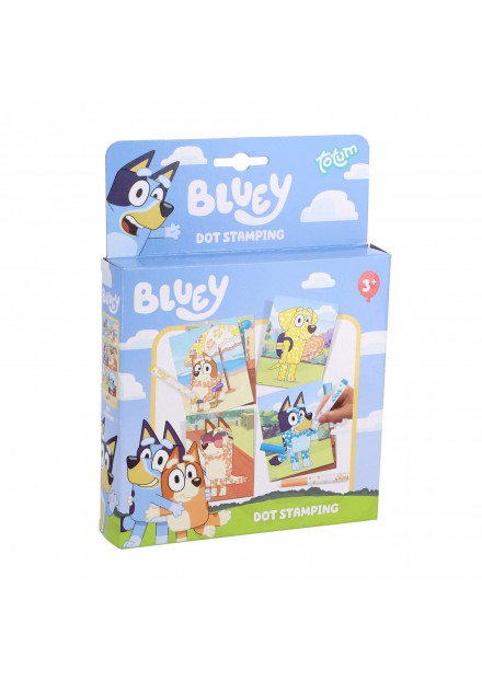 totum Bluey dot stempelen met 6 kaarten