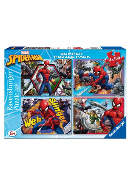 Ravensburger Puzzel Spiderman 4 in 1 100 stukjes