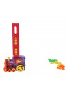 Domino trein b/o met 80 domino stenen