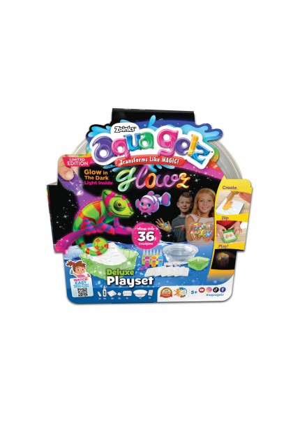 Aqua Gelz glow in the dark figuren speelset