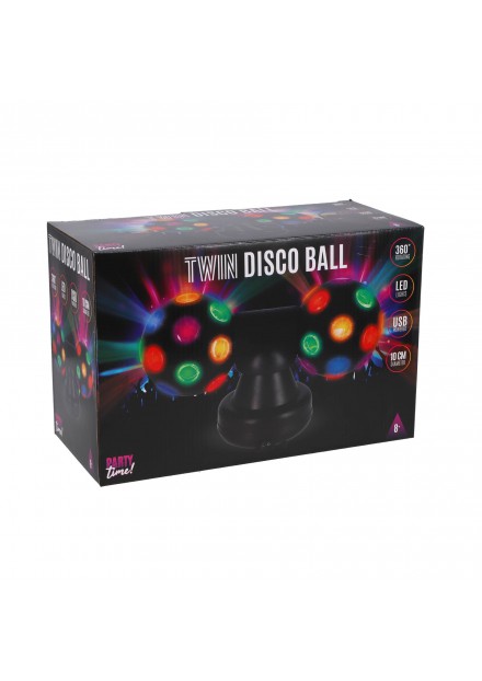 Party Time Twin disco bal 10 cm