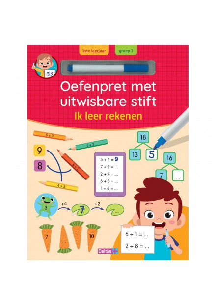 Oefenpret Met Uitwisbare Stift Ik Leer Rekenen 6-7 Jaar