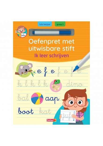 Oefenpret Met Uitwisbare Stift Ik Leer Schrijven 6-7 Jaar