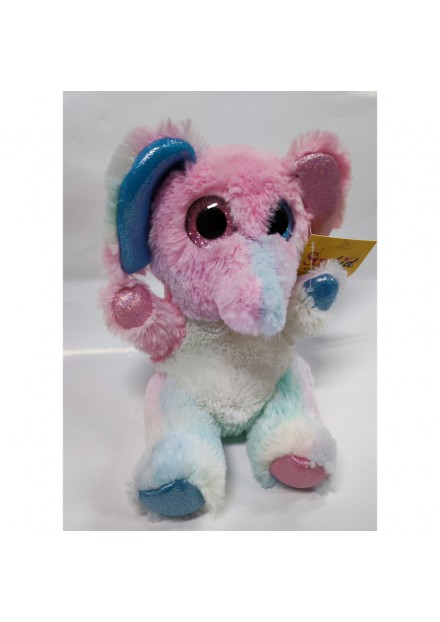 Pluche Dieren 18 Cm Felle Kleuren Olifant